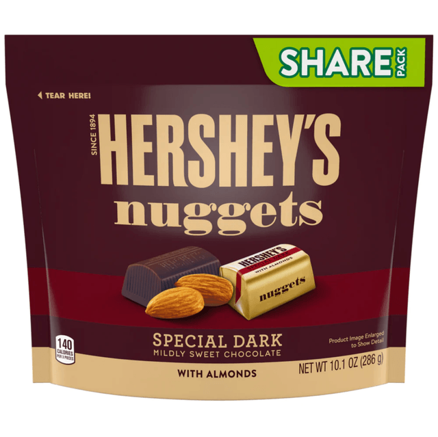Hershey's Nuggets Special Dark Chocolate with Almonds (286g)