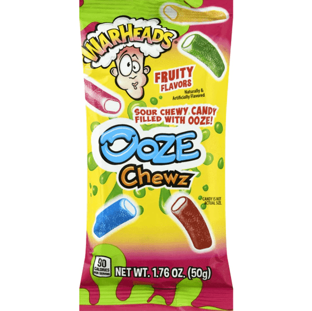 Warheads Ooze Chewz Sachet (50g)