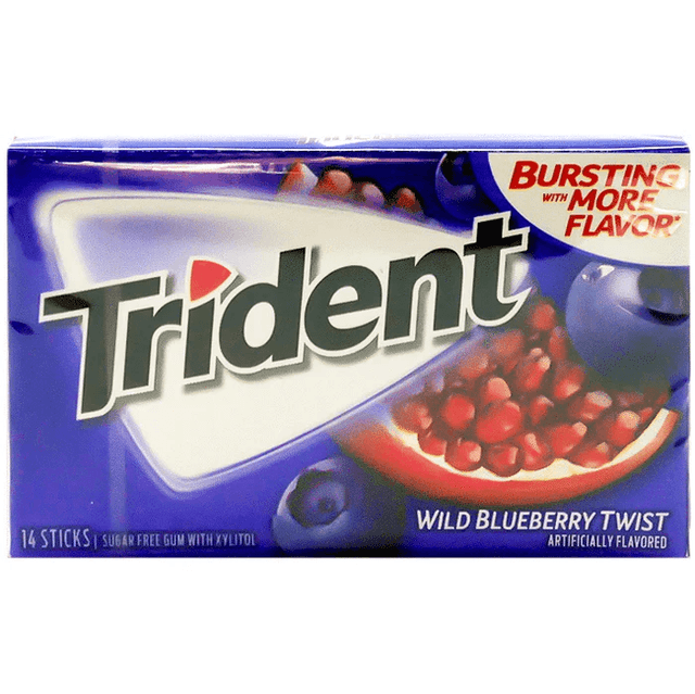 Trident Gum Wild Blueberry Twist 