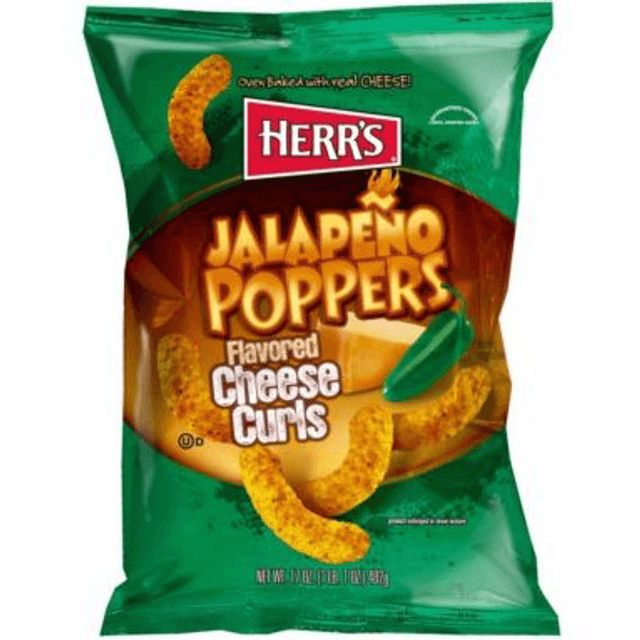 Herr&#039;s Jalapeno Cheese Curls 198g