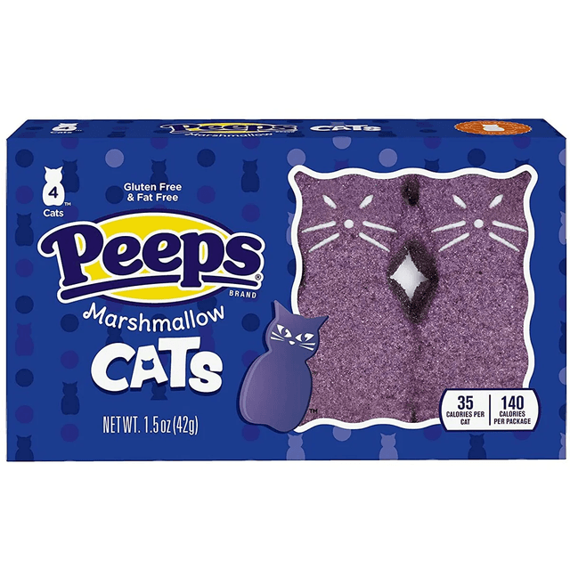 Peeps Halloween Marshmallow Spooky Cats (4pcs)