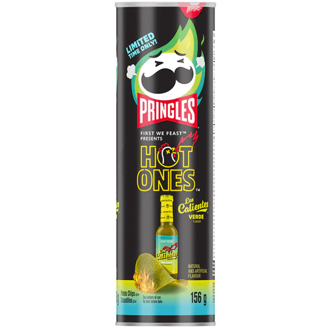 Pringles Hot Ones Las Calientes Verde (156g)
