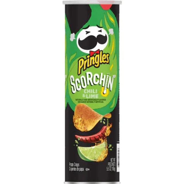 Pringles Scorchin&#039; Chilli and Lime (158g)