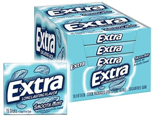 Wrigley&#039;s Slim Pak Extra Smooth Mint (40g)
