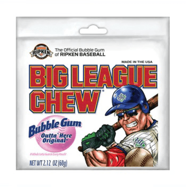 Big League Chew Bubblegum Original (60g)