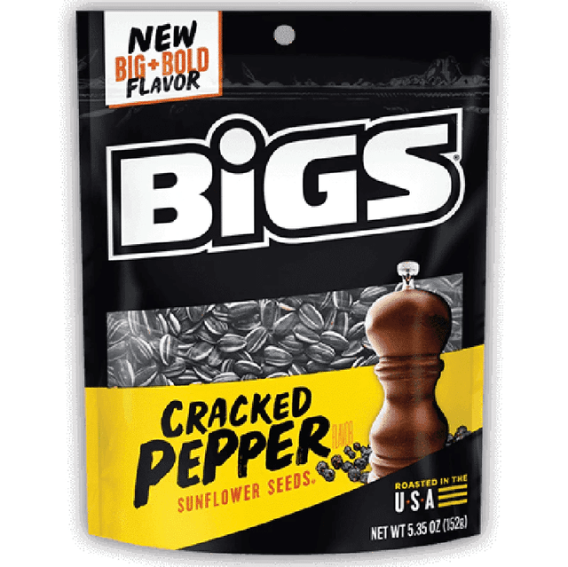 Bigs Sunflower Seeds Cracked Pepper (152g)