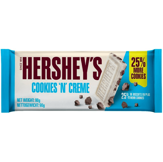 Hershey&#039;s Cookie&#039;n&#039;Creme Block (90g)
