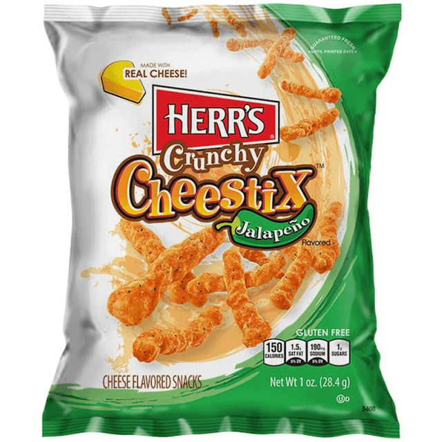 Herr&#039;s Crunchy Cheestix Jalapeno (255g)