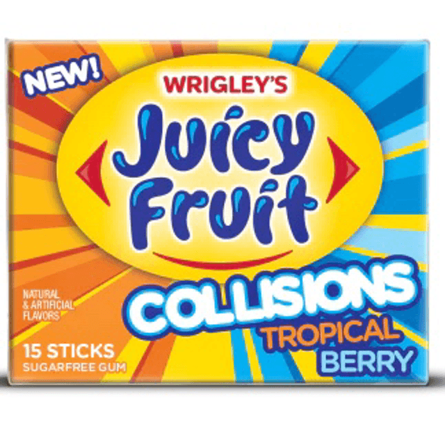 Wrigley’s Juicy Fruit Collisions Tropical Berry