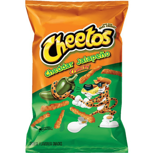 Cheetos Cheddar Jalapeno - LARGE SHARE BAG (226g)