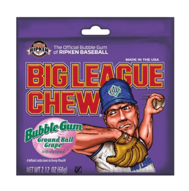 Big League Chew Grape (60g)