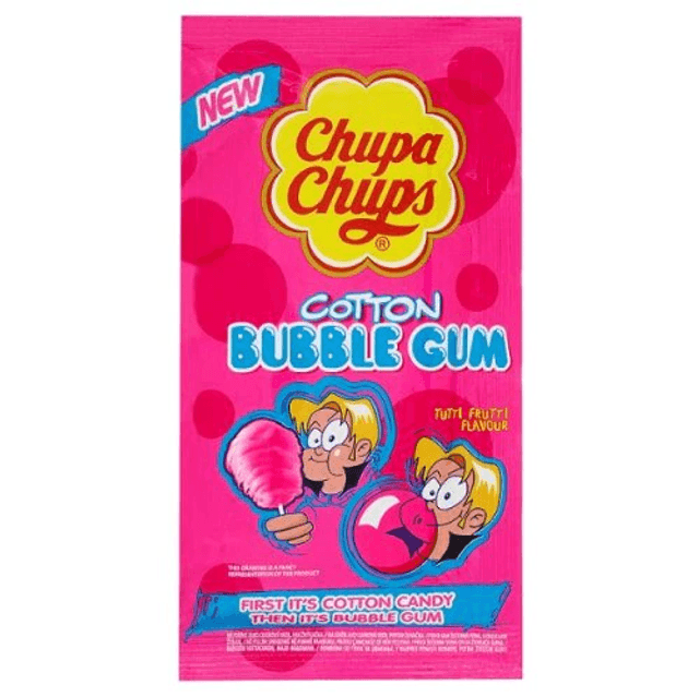 Chupa Chups Tutti Frutti Cotton Bubble Gum (12g)
