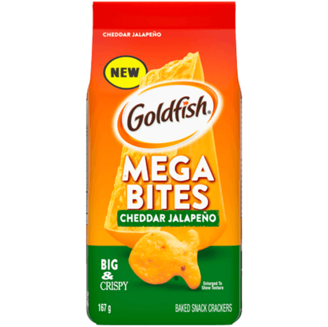 Goldfish Mega Bites Cheddar Jalapeno (167g)