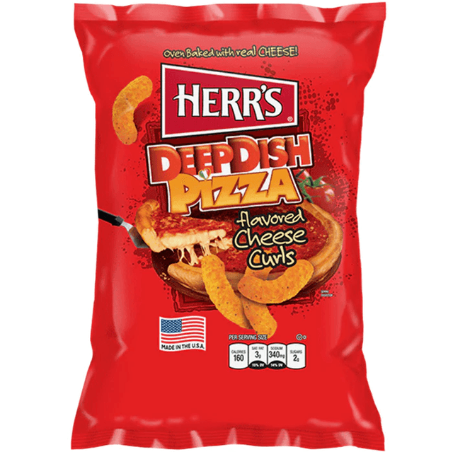 Herr&#039;s Deep Dish Pizza Curls (198g)