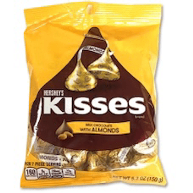 Hershey&#039;s Kisses with Almond Peg Bag