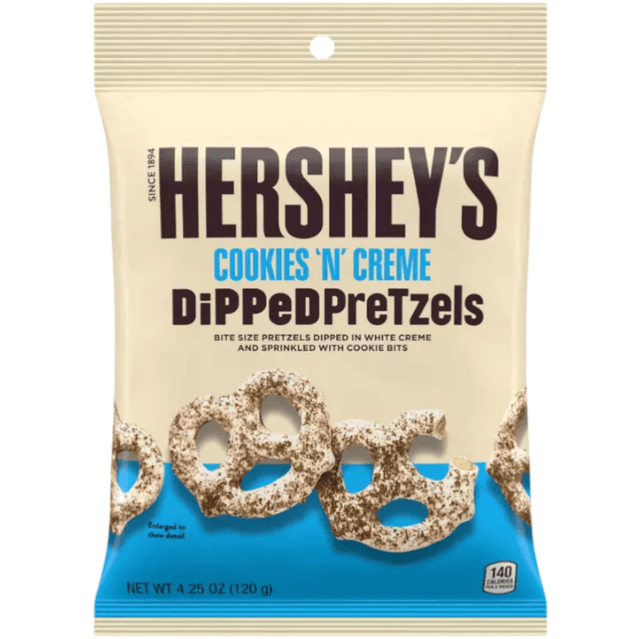 Hershey&#039;s Cookies &#039;N&#039; Cream Dipped Pretzels (120g)