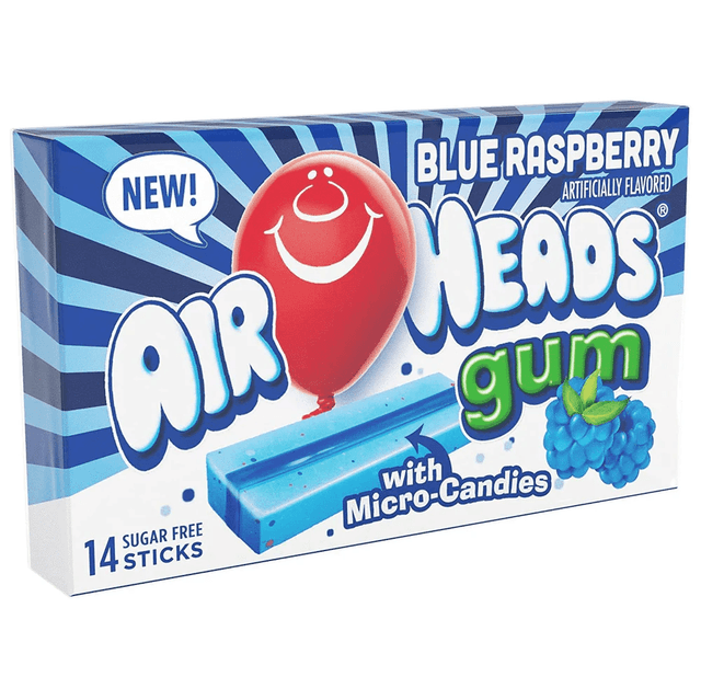 Airheads Gum Blue Raspberry (14pcs)