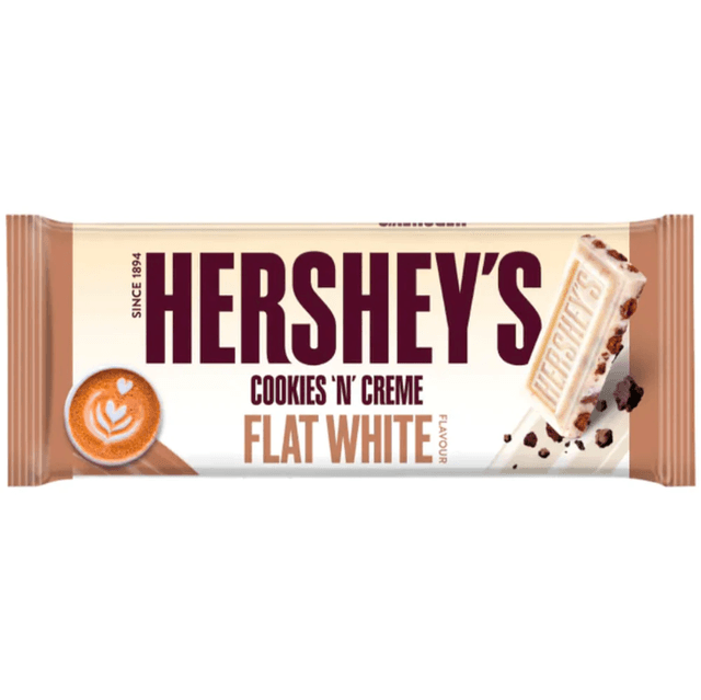 Hershey&#039;s Cookies&#039;n&#039;Creme Flat White KING SIZE (90g)
